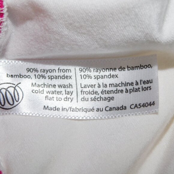 Miik Womens S Fuchsia Pink White Sleeveless A Line Swing Dress Bamboo - Picture 5 of 9